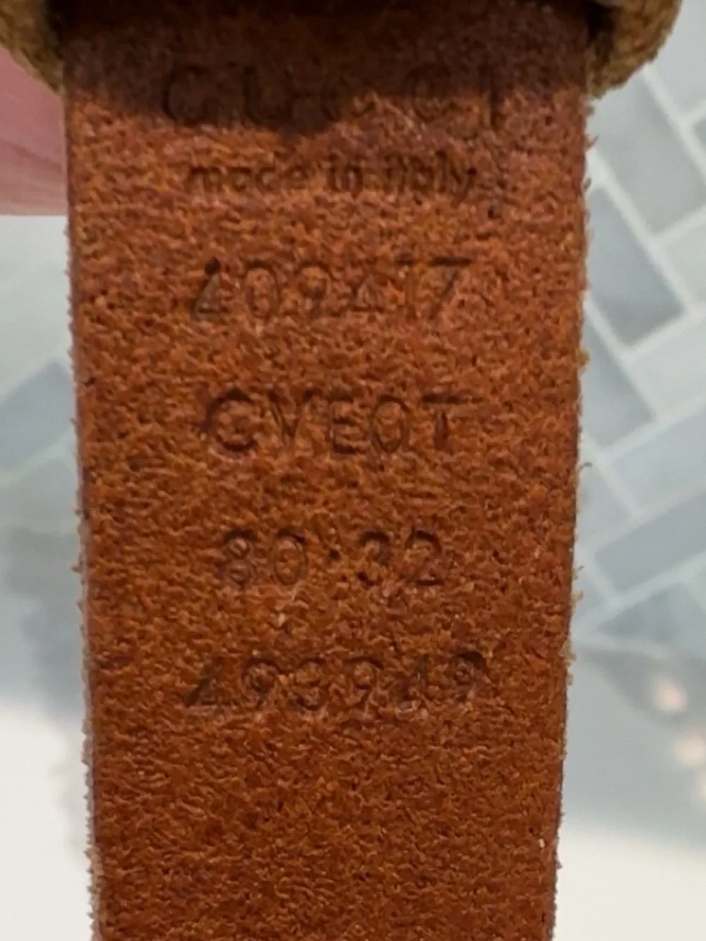 Gucci authentic belt